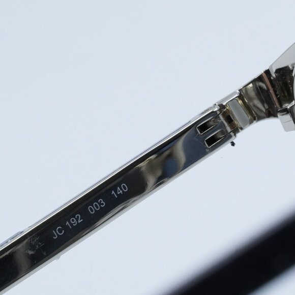 Jimmy Choo JC192 0003 00 Eyeglasses Matte Black/Silver 54mm Rectangle Frame - Picture 7 of 10